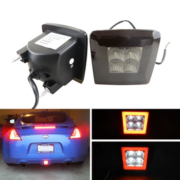 Dark Red+Clear Lens All-in-One Led 4th Brake Light Assembly For Nissan 370Z 2009-Up Driving Rear Fog, Backup Reverse and Brake
Dark Red+Clear Lens All-in-One Led 4th Brake Light Assembly For Nissan 370Z 2009-Up Driving Rear Fog, Backup Reverse and Brake