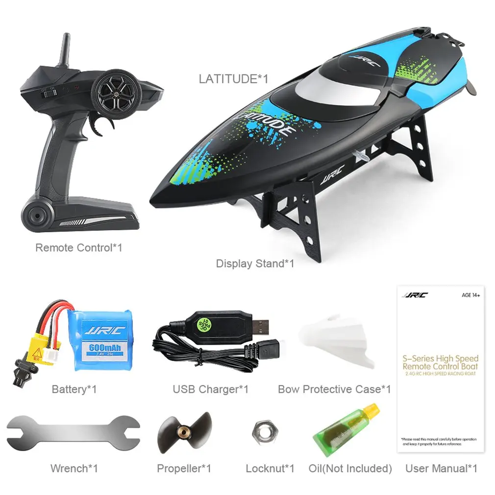 hot JJRC S3 2.4GHz RC Brushed Speedboat 2 Channels High Speed Mini Racing Boat USB Charging RTR Remote Control Speedboat Toys
hot JJRC S3 2.4GHz RC Brushed Speedboat 2 Channels High Speed Mini Racing Boat USB Charging RTR Remote Control Speedboat Toys