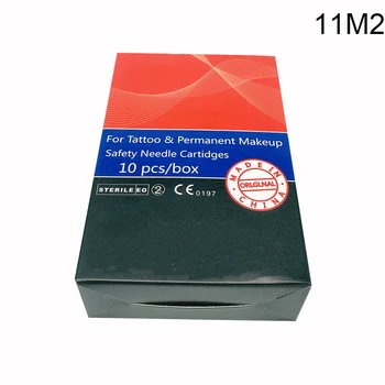 11M2 10Pcs Disposable Tattoo Cartidges Needles Permanent Makeup for Makeup Tattoo Machine Eyebrow Needles agulha tatuagem 0.35mm
11M2 10Pcs Disposable Tattoo Cartidges Needles Permanent Makeup for Makeup Tattoo Machine Eyebrow Needles agulha tatuagem 0.35mm