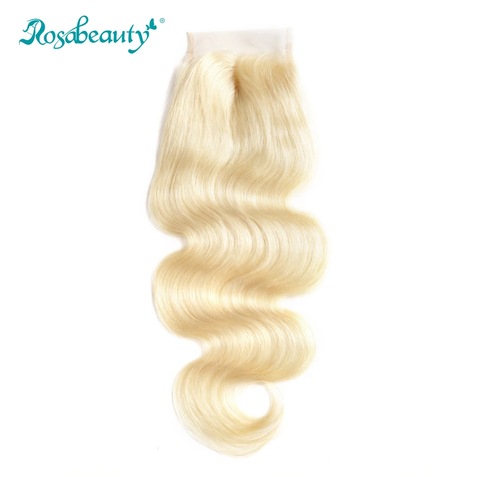 Rosabeauty #613 Blonde Body Wave Lace Closure 4x4 Brazilian Remy Hair Lace Closure with Baby Hair Color 613 Free Shipping
Rosabeauty #613 Blonde Body Wave Lace Closure 4x4 Brazilian Remy Hair Lace Closure with Baby Hair Color 613 Free Shipping