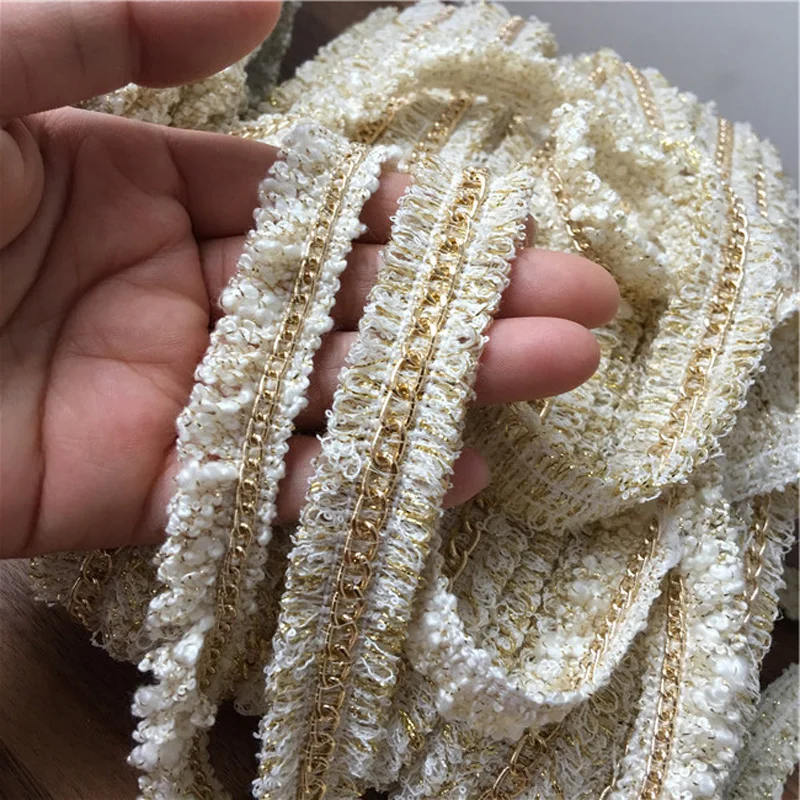 Beige Cotton Lace Trim guipure lace trimming with Metal Chain embroidery lace trim wholesale lace trims craft -Time
Beige Cotton Lace Trim guipure lace trimming with Metal Chain embroidery lace trim wholesale lace trims craft -Time