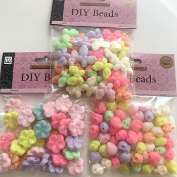 Acrylic butterfly skeleton flower beads for jewelry making Children's necklace accessories spring color beads
Acrylic butterfly skeleton flower beads for jewelry making Children's necklace accessories spring color beads