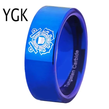 YGK Brand Jewelry Free Engraving 8MM Blue Pipe Coast Guard Design New Tungsten Carbide Comfort Fit Ring for Wedding Gift Ring
YGK Brand Jewelry Free Engraving 8MM Blue Pipe Coast Guard Design New Tungsten Carbide Comfort Fit Ring for Wedding Gift Ring