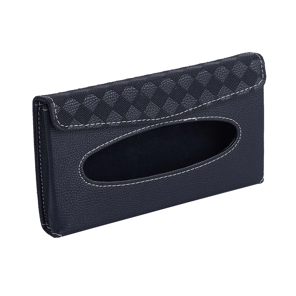 Car Sun Visor Hanging PU Leather Tissue Boxes Holder Sunshade Tissue Case 
Car Sun Visor Hanging PU Leather Tissue Boxes Holder Sunshade Tissue Case
