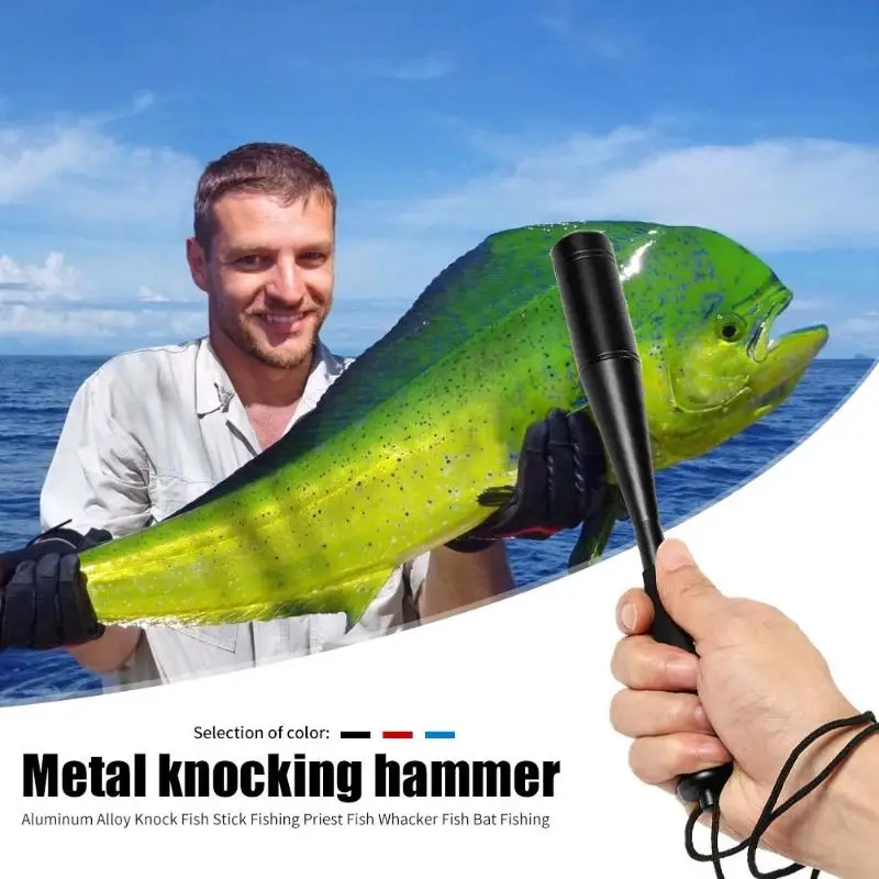 Portable Aluminum Alloy and EVA Durable Fishing Bat Strong Fish Hammer Outdoor Fishing Tackle Red/Blue/Black 247x25x25mm
Portable Aluminum Alloy and EVA Durable Fishing Bat Strong Fish Hammer Outdoor Fishing Tackle Red/Blue/Black 247x25x25mm