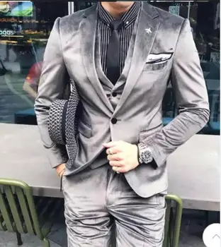 2020 Men's 3 Pieces Suit Grey Single Breasted Wedding Groom Suit With Pants Tuxedo For Men Wedding Suits Prom Best Man Suit
2020 Men's 3 Pieces Suit Grey Single Breasted Wedding Groom Suit With Pants Tuxedo For Men Wedding Suits Prom Best Man Suit