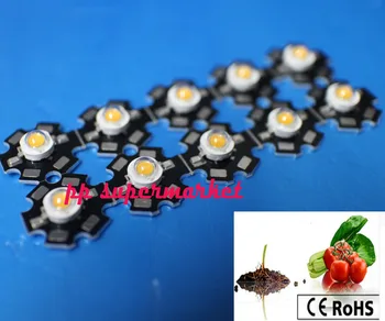 

10pcs 3w led grow light chip cob full spectrum 380-780nm 3w DIY led grow light chip for growth and bloom