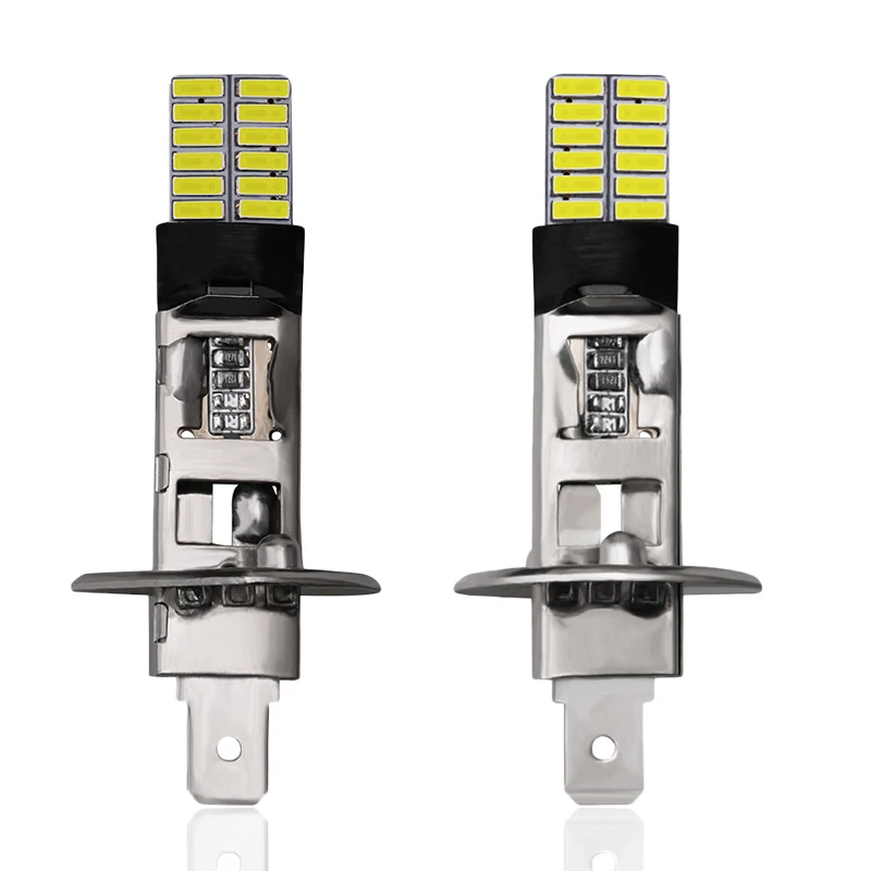 2Pcs 24SMDled 4014 H1 LED H3 LED Car Bulb Replacement Auto Fog Lamp Driving Daytime Running light White For DC 12V
2Pcs 24SMDled 4014 H1 LED H3 LED Car Bulb Replacement Auto Fog Lamp Driving Daytime Running light White For DC 12V