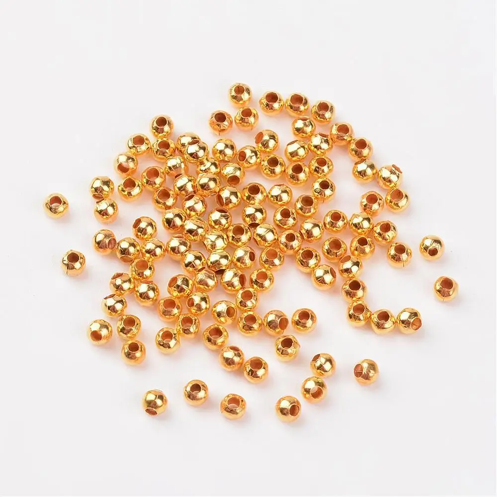 500pcs Golden Round Iron Spacer Beads Jewelry Findings about 3.2mm in diameter, 3mm thick, hole: 1.2mm
500pcs Golden Round Iron Spacer Beads Jewelry Findings about 3.2mm in diameter, 3mm thick, hole: 1.2mm
