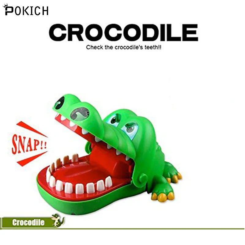 Pokich Crocodile Dentist Big Mouth Crocodile Biting Finger Game (Small Size) Kids Toy Blister Card Packaging Funny Toys-B
Pokich Crocodile Dentist Big Mouth Crocodile Biting Finger Game (Small Size) Kids Toy Blister Card Packaging Funny Toys-B