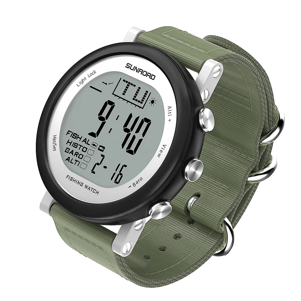SUNROAD Fishing Barometer Watch Men Women Outdoor Digital Sports Watch Hiking Watch Weather Forecast Altimeter Thermometer
SUNROAD Fishing Barometer Watch Men Women Outdoor Digital Sports Watch Hiking Watch Weather Forecast Altimeter Thermometer