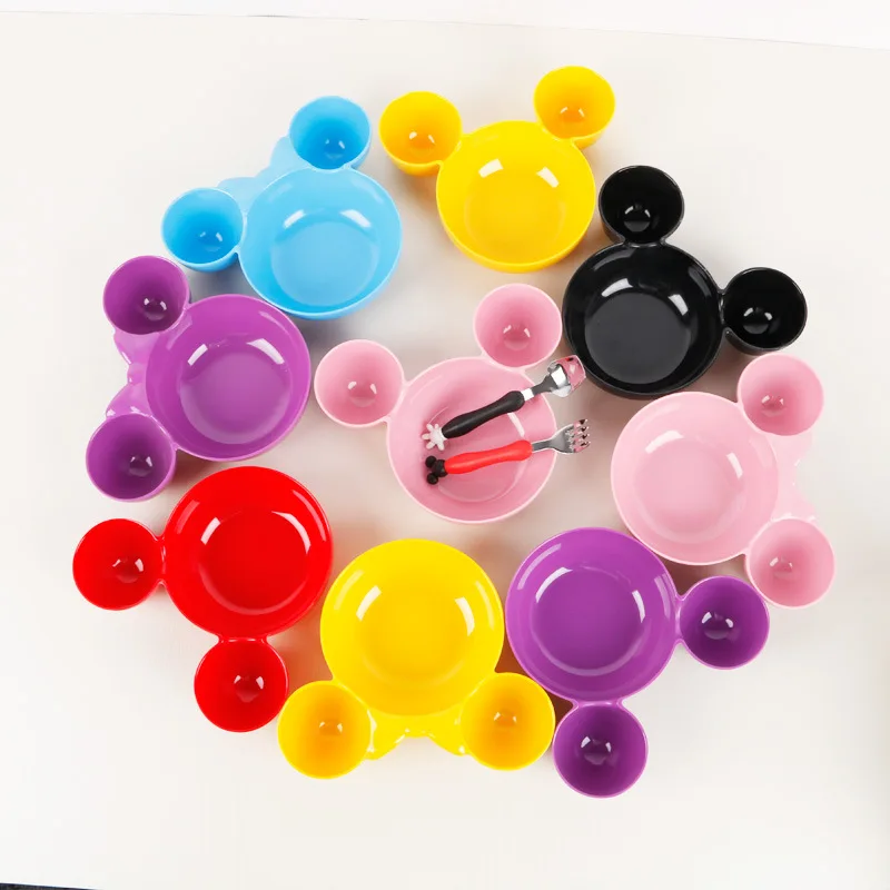 Melamine Kid Mickey Bowl Dishes with Spoon Fork Cartoon Dinnerware Set Baby Children Rice Feeding Bowl Snack Plate Tableware 3D
Melamine Kid Mickey Bowl Dishes with Spoon Fork Cartoon Dinnerware Set Baby Children Rice Feeding Bowl Snack Plate Tableware 3D