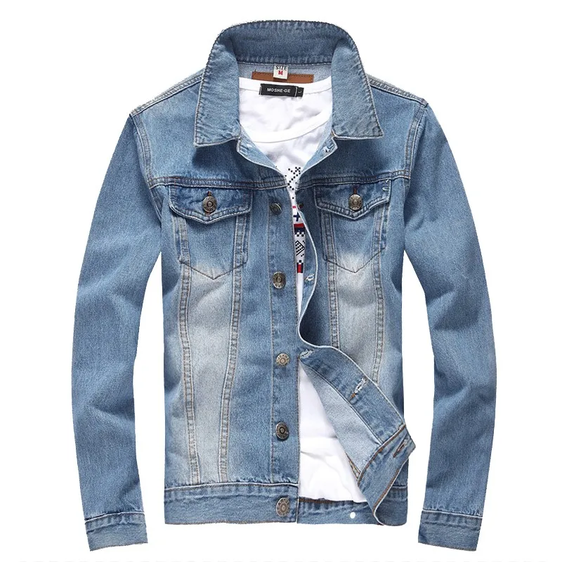 2019 Denim Jacket Men College Outwear Jeans Jacket and Coats Korean Style New Solid Color Fashion Motorcycle Denim Jacket M-5XL
2019 Denim Jacket Men College Outwear Jeans Jacket and Coats Korean Style New Solid Color Fashion Motorcycle Denim Jacket M-5XL