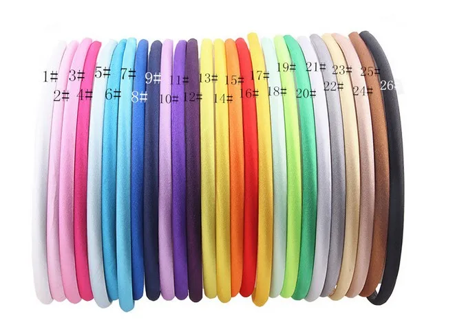 120pcs/lot 1cm Plain Solid Color Satin Covered Resin Hairbands,Ribbon Covered Adult Kids Headbands kids 1cm Headband
120pcs/lot 1cm Plain Solid Color Satin Covered Resin Hairbands,Ribbon Covered Adult Kids Headbands kids 1cm Headband