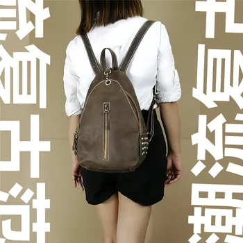 Nesitu Brown Vintage Thick Real Skin Genuine Leather Men Women Backpacks For Girls Crazy Horse Leather Travel Bags Female M168
Nesitu Brown Vintage Thick Real Skin Genuine Leather Men Women Backpacks For Girls Crazy Horse Leather Travel Bags Female M168