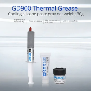 TISHRIC 30g GD900 Heatsink Plaster Thermal Paste CPU GPU Conductive Grease Compound Glue Adhesive Silicone for Processor Cooler
TISHRIC 30g GD900 Heatsink Plaster Thermal Paste CPU GPU Conductive Grease Compound Glue Adhesive Silicone for Processor Cooler