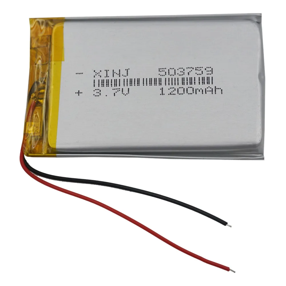 XINJ 3.7V 1200mAh Li lithium polymer battery lipo cell for driving recorder bateria portatil para celular headphones Game player
XINJ 3.7V 1200mAh Li lithium polymer battery lipo cell for driving recorder bateria portatil para celular headphones Game player