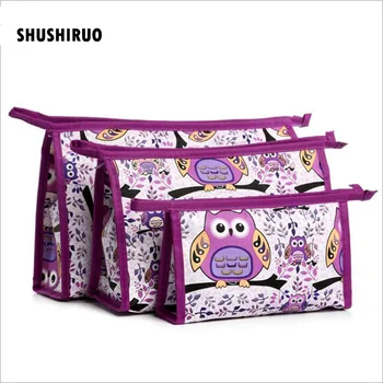 SHUSHIRUO 3pcs Portable Cartoon Printed Cosmetic case toiletry bag Travel Wash Makeup Bags case Holder Pouch Kits Set Owl zebra
SHUSHIRUO 3pcs Portable Cartoon Printed Cosmetic case toiletry bag Travel Wash Makeup Bags case Holder Pouch Kits Set Owl zebra