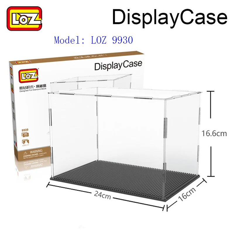 LOZ ideas Display Case For Diamond Blocks Assembly Figures Buildings Transparent Display Box Accessories Nano Pixels Toys 9930
LOZ ideas Display Case For Diamond Blocks Assembly Figures Buildings Transparent Display Box Accessories Nano Pixels Toys 9930