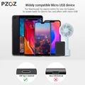 PZOZ usb टाइप सी फास्ट चार्जिंग चार्ज वायर टाइप- c मोबाइल फोन केबल चार्जिंग कॉर्ड xiaomi के लिए mi 10 10 9 a3 redmi Note 9s 8 K30 pro samsung S10 S9 plus Nnote 10 plus A51 android चार्ज