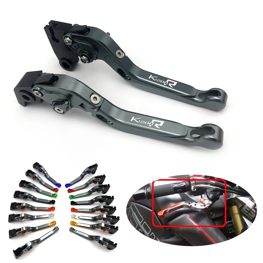 CNC Aluminum Adjustable Motorcycle Brake Clutch Levers Motorcycle Brake Handle For BWM K1200R 2005-2008 2006 2007 Black Red Blue
CNC Aluminum Adjustable Motorcycle Brake Clutch Levers Motorcycle Brake Handle For BWM K1200R 2005-2008 2006 2007 Black Red Blue