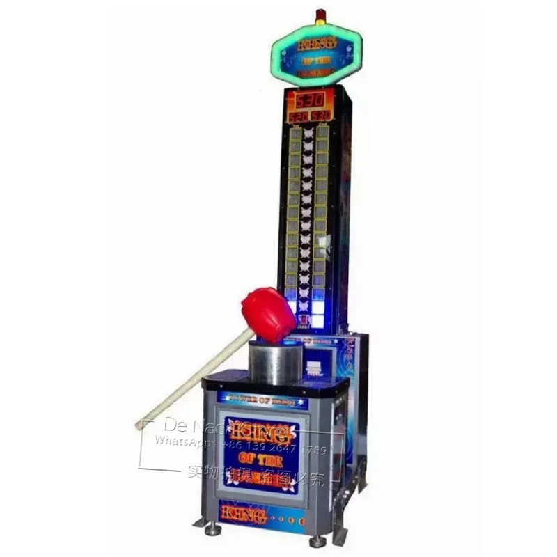 The King of Hammer Amusement Hercules Ticket Redemption Coin Operated Sport Boxing Hit Arcade Game Machine For Strength Test
The King of Hammer Amusement Hercules Ticket Redemption Coin Operated Sport Boxing Hit Arcade Game Machine For Strength Test