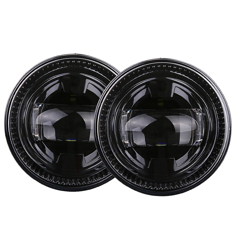DOT EMARK Approved Round Black LED Fog Lights Assembly Lamps Replacement for Ford F150 2007-2014 (2pcs)
DOT EMARK Approved Round Black LED Fog Lights Assembly Lamps Replacement for Ford F150 2007-2014 (2pcs)