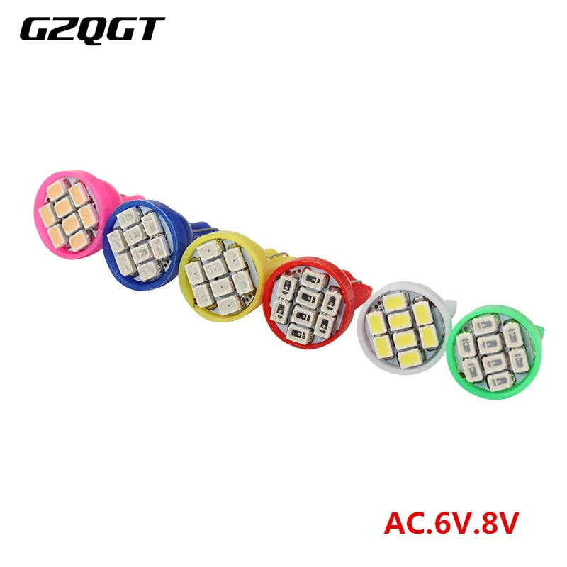 100pcs AC DC 6V 6.3V 8V T10 555 Non polar 8 SMD 1206 3020 194 168 LED Bulbs Wedge Car Door Lights White Red Blue Green Yellow
100pcs AC DC 6V 6.3V 8V T10 555 Non polar 8 SMD 1206 3020 194 168 LED Bulbs Wedge Car Door Lights White Red Blue Green Yellow