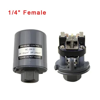 220V G 1/4" inch Female threaded water pump pressure switch controller mechanical action 1.0-1.8/1.5-2.2/1.8-2.6/2.2-3.0kgf/cm2
220V G 1/4" inch Female threaded water pump pressure switch controller mechanical action 1.0-1.8/1.5-2.2/1.8-2.6/2.2-3.0kgf/cm2