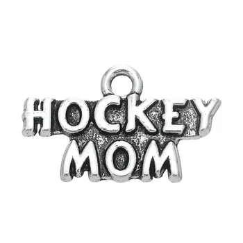 10pcs Charms Hockey Mom 22.3x13.8mm Antique Silver Color Pendant Hockey Mom Charms For Jewelry Making Jewelry Findings
10pcs Charms Hockey Mom 22.3x13.8mm Antique Silver Color Pendant Hockey Mom Charms For Jewelry Making Jewelry Findings