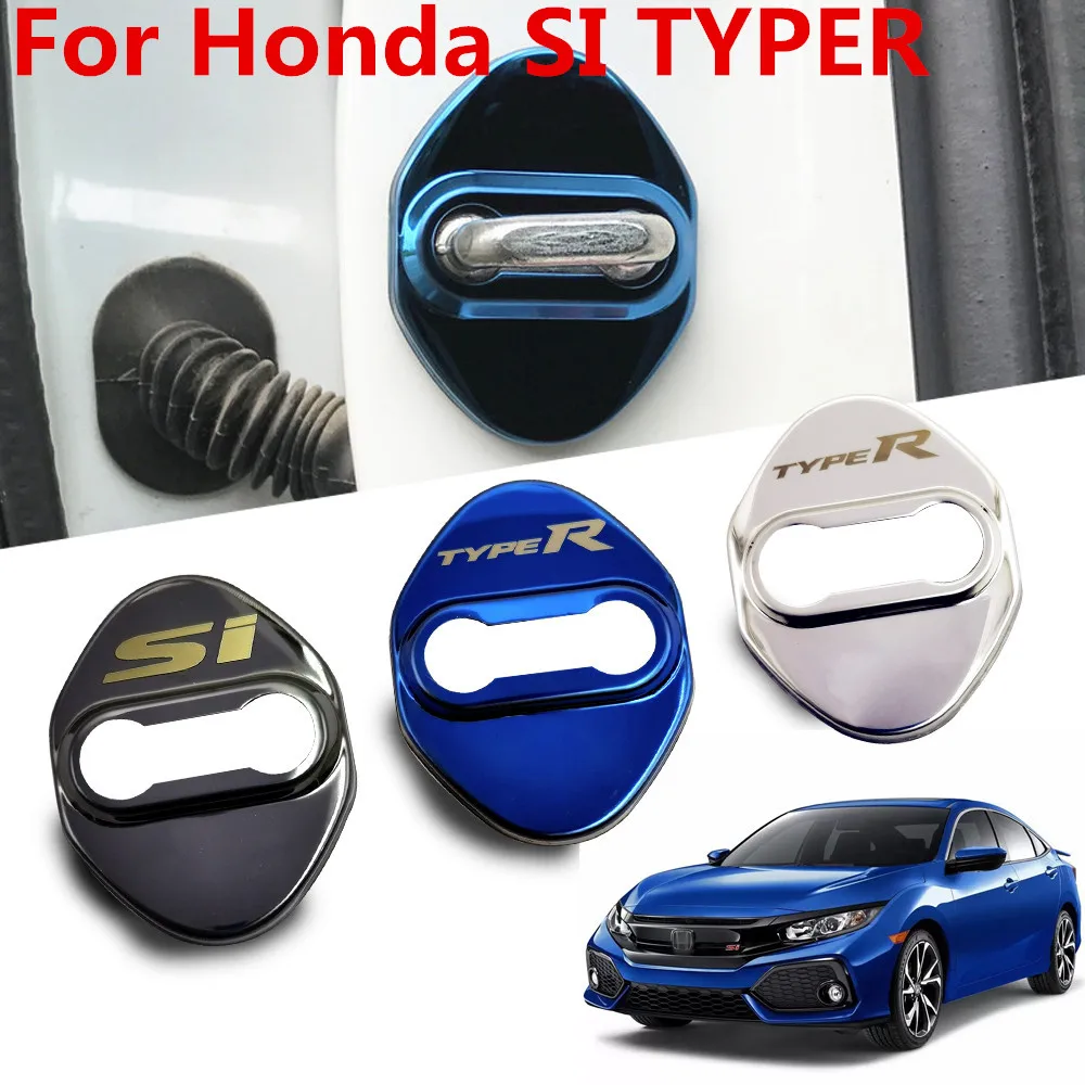 FLYJ 4PCS Car Door Lock Car sticker Latch Stop Anti Rust Door Lock cover protector Buckle Cover For Honda SPIRIOR CIVIC SI TYPER
FLYJ 4PCS Car Door Lock Car sticker Latch Stop Anti Rust Door Lock cover protector Buckle Cover For Honda SPIRIOR CIVIC SI TYPER