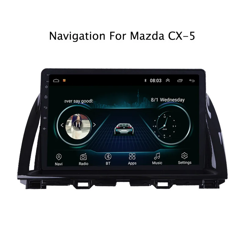 10 1 "2.5D IPS Android 8 автомобильный DVD GPS плеер для Mazda CX 5 2014 2015 Радио стерео головное