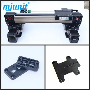 Synchronous belt linear module rail with slider / high speed light load double axle rail / customizable
Synchronous belt linear module rail with slider / high speed light load double axle rail / customizable