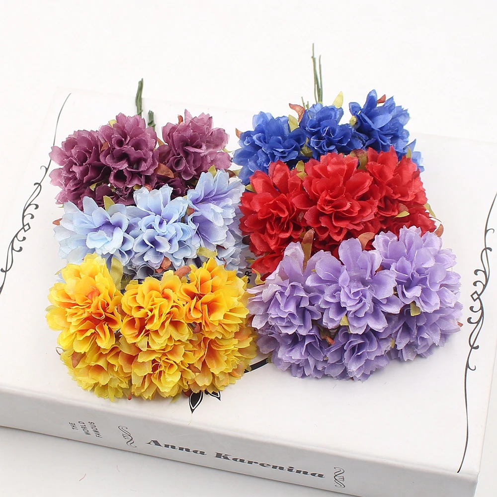 12pcs/lot Carnations Artificial Silk Flowers For Wedding Mariage Decoration DIY Scrapbooking Handmade Craft Accessories Flowers
12pcs/lot Carnations Artificial Silk Flowers For Wedding Mariage Decoration DIY Scrapbooking Handmade Craft Accessories Flowers