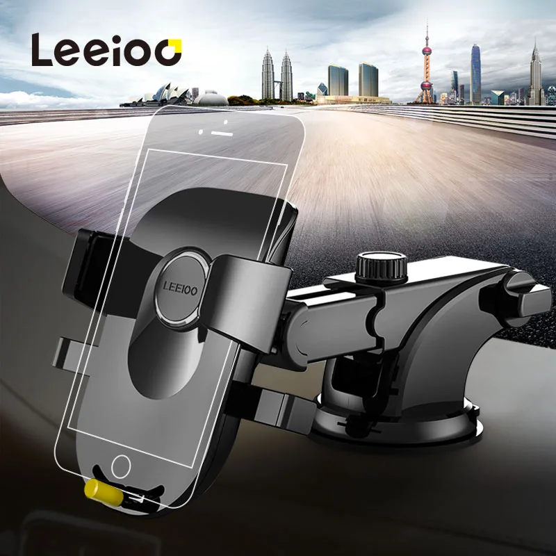 LEEIOO Car Phone Holder For iPhone X XS 8 7 Plus Windshield Car Mount Phone Stand Car Holder For Samsung S9 holder for phone
LEEIOO Car Phone Holder For iPhone X XS 8 7 Plus Windshield Car Mount Phone Stand Car Holder For Samsung S9 holder for phone