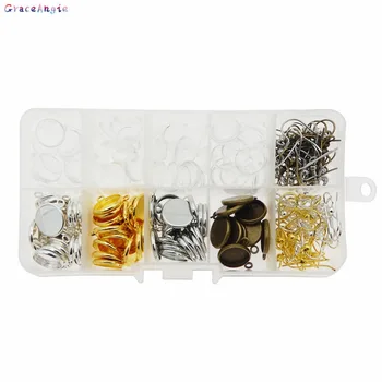 240pcs/lot One Box of Round Bezel Cup with Glass Cabochons and Earring Hook Wire Earring Mixed Ear drop Making DIY Accessory
240pcs/lot One Box of Round Bezel Cup with Glass Cabochons and Earring Hook Wire Earring Mixed Ear drop Making DIY Accessory