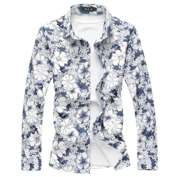 2019 New Arrival Men Flower Shirts Spring Autumn Fashion Large Casual Turn-down Collar Print Single Breasted Plus Size M-7XL
2019 New Arrival Men Flower Shirts Spring Autumn Fashion Large Casual Turn-down Collar Print Single Breasted Plus Size M-7XL