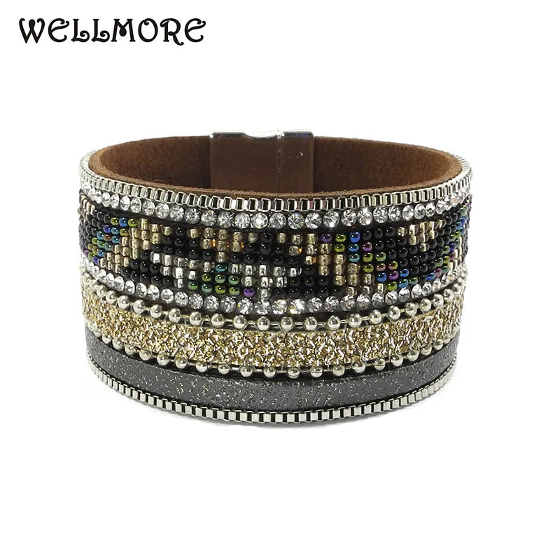Wellmore, новая модель браслетов из бисера, обтягивающие браслеты, богемные браслеты и браслеты для женщин
Wellmore, новая модель браслетов из бисера, обтягивающие браслеты, богемные браслеты и браслеты для женщин