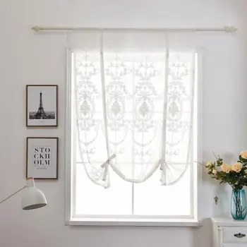 Nordic White pierced crochet Lace Embroidery Roman Curtains handmade kitchen blinds for living room bedroom fluid blinds roman
Nordic White pierced crochet Lace Embroidery Roman Curtains handmade kitchen blinds for living room bedroom fluid blinds roman