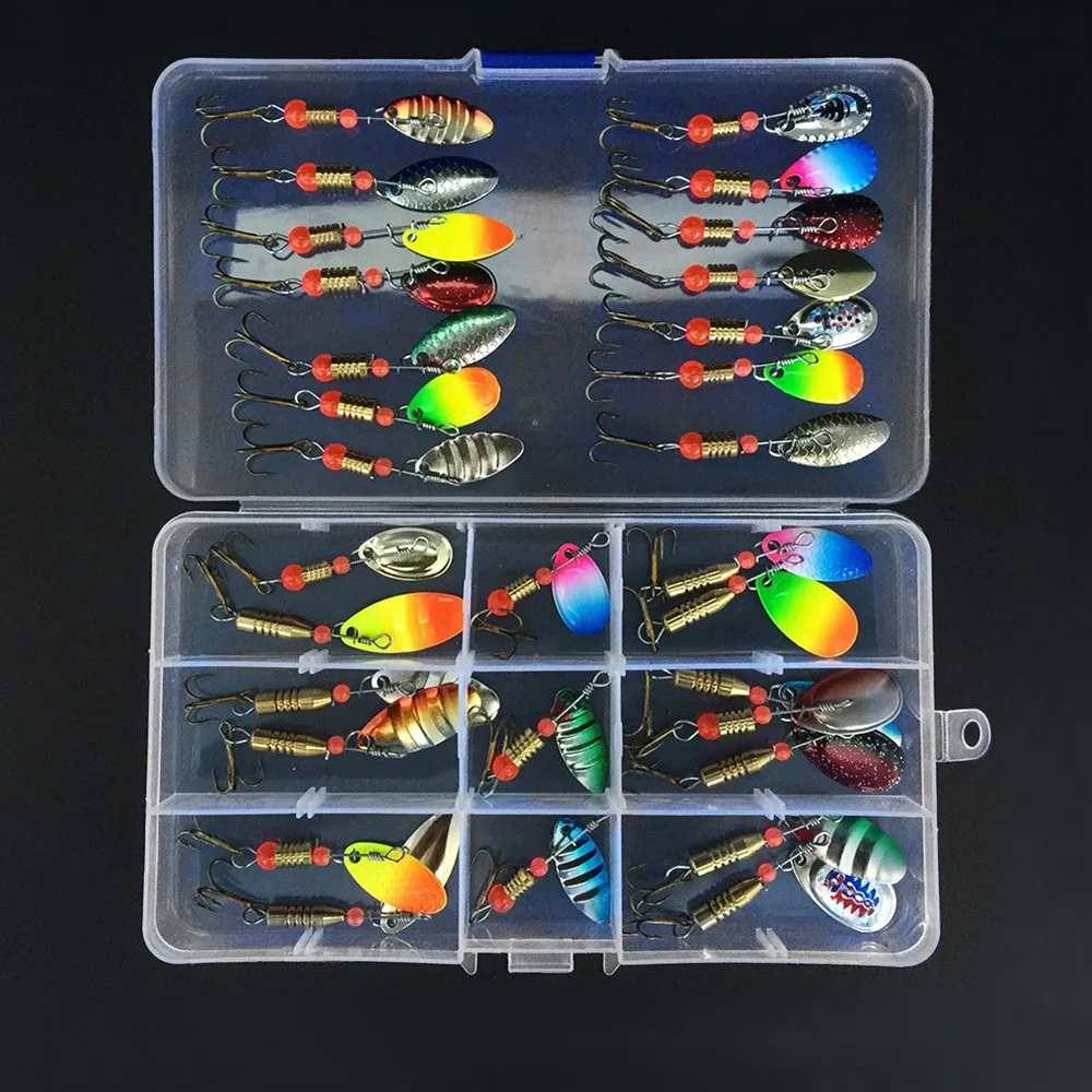 20pcs/30pcs 2.5-4.5g Fishing Spoon Sequin Lures Set Mix Color Metal Bionic bait Spinner Artificial Bait With Hook Pesca Jia Head
20pcs/30pcs 2.5-4.5g Fishing Spoon Sequin Lures Set Mix Color Metal Bionic bait Spinner Artificial Bait With Hook Pesca Jia Head
