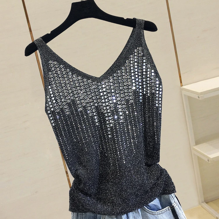 Heavy Industry Hot Drill Sling Vest Girl 2019 Summer New Loose T Shirts Women Outside Wear Top Female All-match Tops
Heavy Industry Hot Drill Sling Vest Girl 2019 Summer New Loose T Shirts Women Outside Wear Top Female All-match Tops