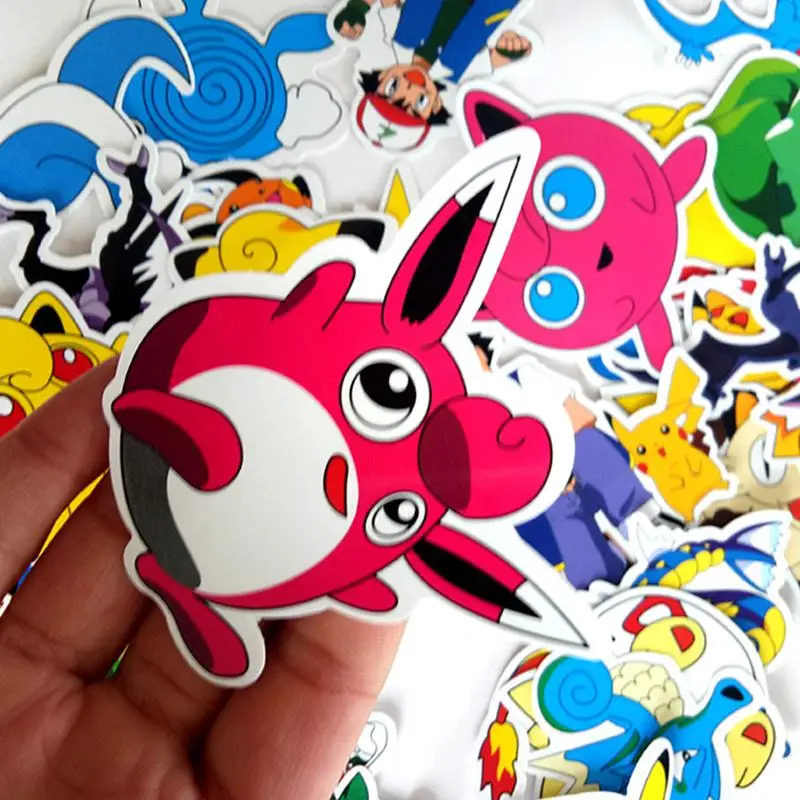 38pcs/Lot Sticker For Laptop Luggage Suitcase Skateboard Cartoon Pikachu COOL PVC Waterproof Stickers Pegatinas Infantiles
38pcs/Lot Sticker For Laptop Luggage Suitcase Skateboard Cartoon Pikachu COOL PVC Waterproof Stickers Pegatinas Infantiles