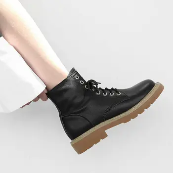 EshtonShero Shoes Woman Women Ankle Boots Square High Low Heels Leather Platform Lace Up Ladies Motorcycle Sock Boots Size 3-8
EshtonShero Shoes Woman Women Ankle Boots Square High Low Heels Leather Platform Lace Up Ladies Motorcycle Sock Boots Size 3-8