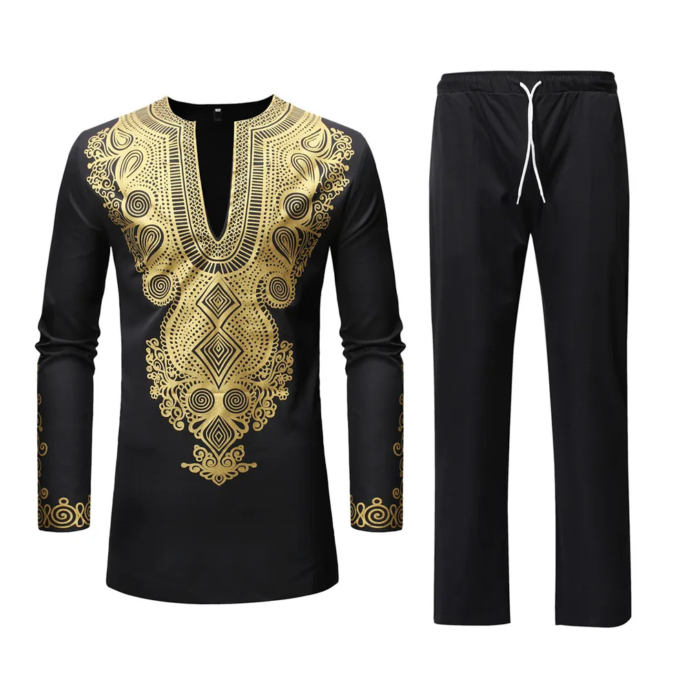 Spring Sexy Men Set Suit Fitness Harajuku Vintage Party Tracksuit Casual Gold Print Hip Hop Streetwear Africa Style Mens Suits
Spring Sexy Men Set Suit Fitness Harajuku Vintage Party Tracksuit Casual Gold Print Hip Hop Streetwear Africa Style Mens Suits