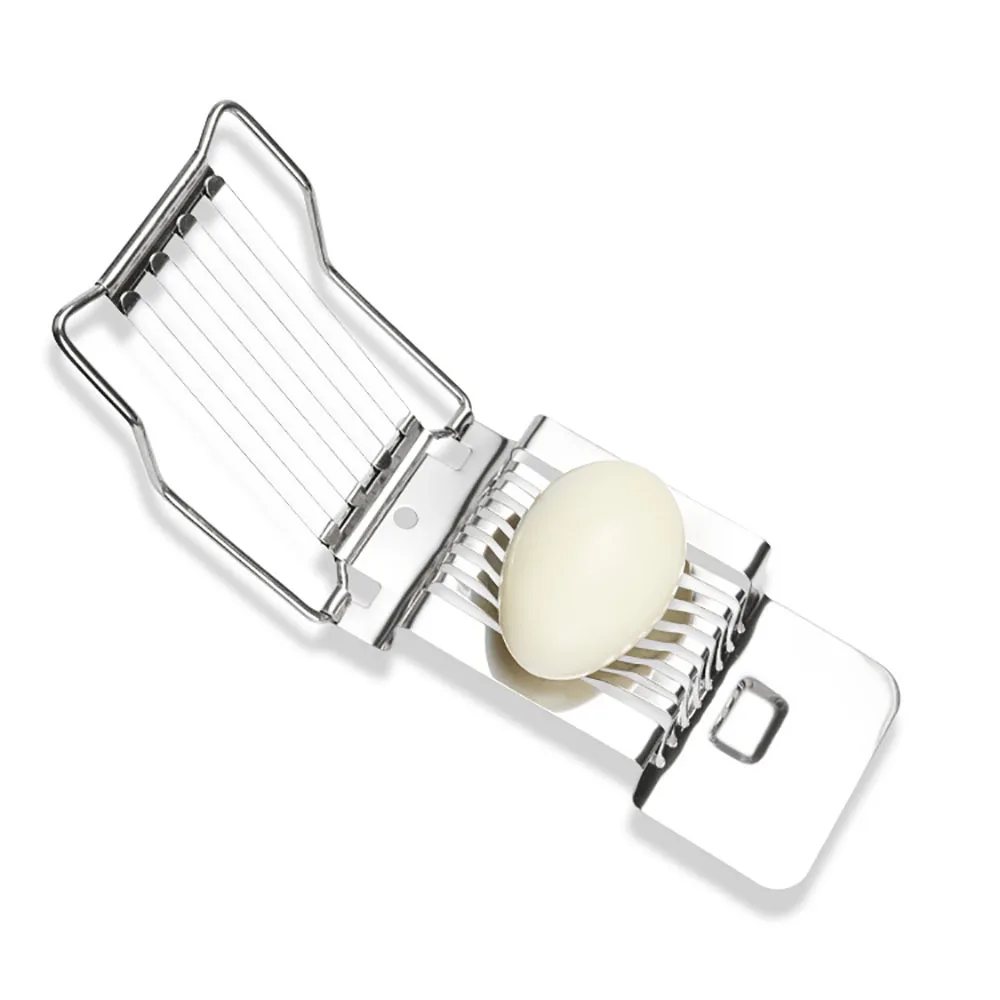 Stainless Steel Boiled Egg Slicer Multi-Function Kitchen Egg Cutter Mushroom Tomato Cutter Kitchen Tool Gadgets Egg Tools
Stainless Steel Boiled Egg Slicer Multi-Function Kitchen Egg Cutter Mushroom Tomato Cutter Kitchen Tool Gadgets Egg Tools