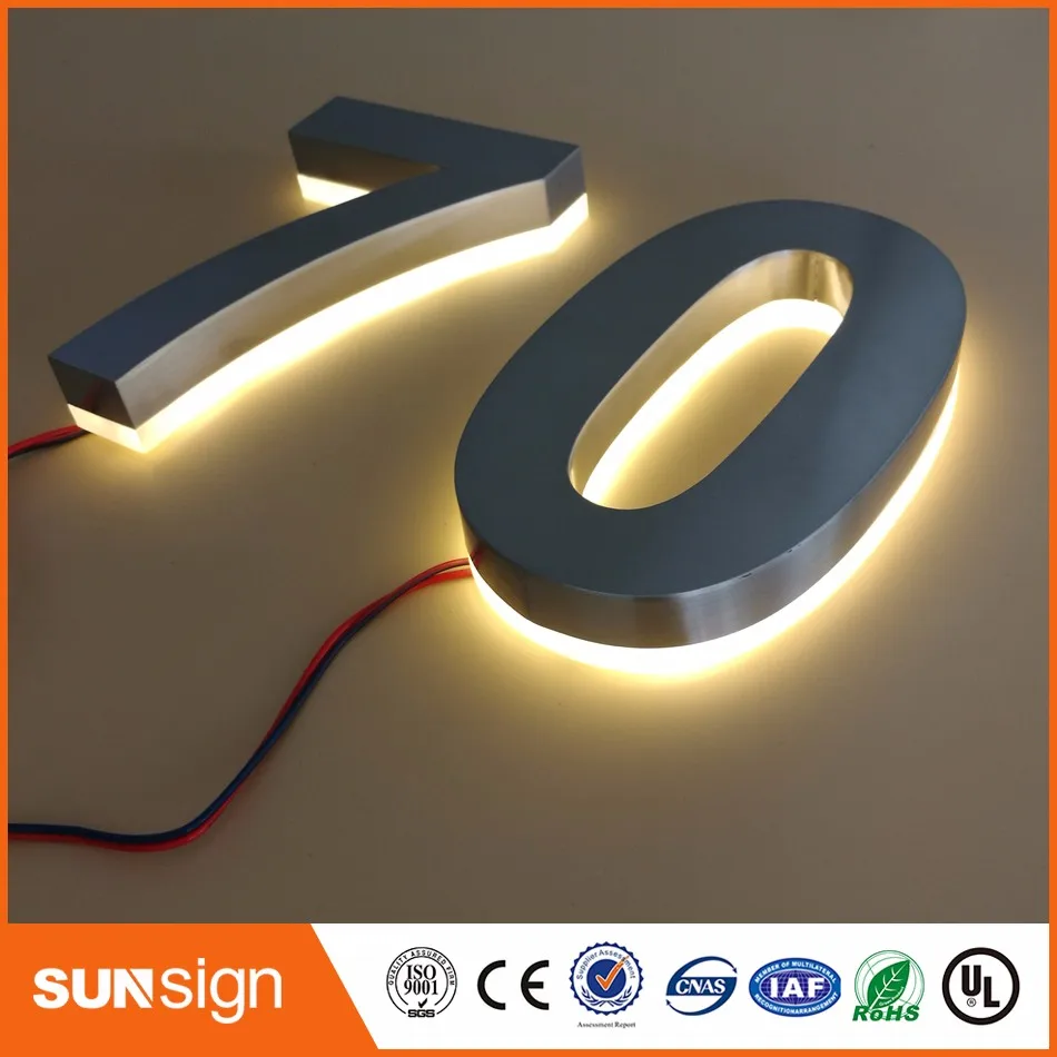 Custom 0-9 Modern House Numbers Stainless Steel Number Digits Room Gate Number New
Custom 0-9 Modern House Numbers Stainless Steel Number Digits Room Gate Number New