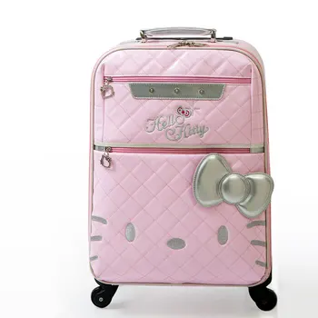Retro pu leather trave luggage bags on universal wheels,high quality female hello kitty fashion travel luggages,pink luggage
Retro pu leather trave luggage bags on universal wheels,high quality female hello kitty fashion travel luggages,pink luggage