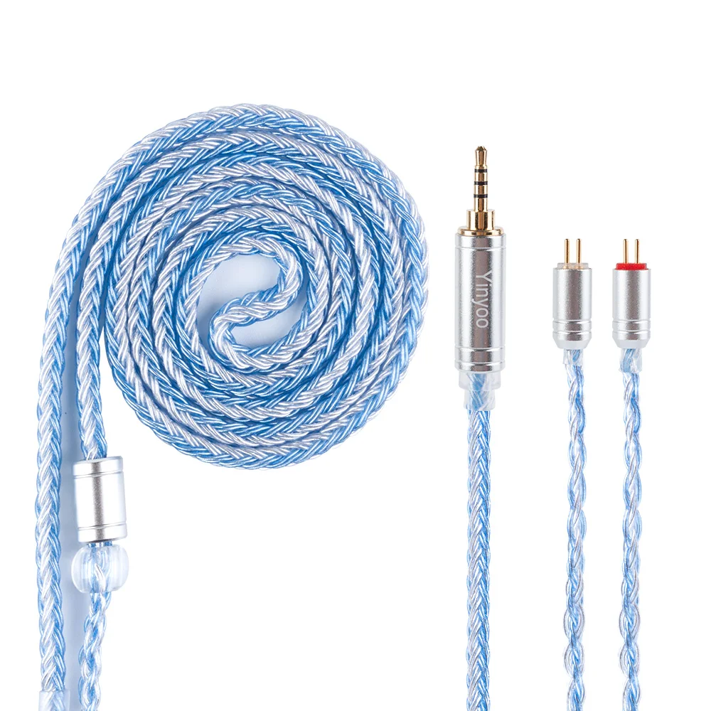 Yinyoo 16 Core Silver Plated Cable 2.5/3.5/4.4mm Balanced Earphone Upgrade Cable With MMCX/2Pin for ZS10/ZSN PRO AS16 AS12
Yinyoo 16 Core Silver Plated Cable 2.5/3.5/4.4mm Balanced Earphone Upgrade Cable With MMCX/2Pin for ZS10/ZSN PRO AS16 AS12