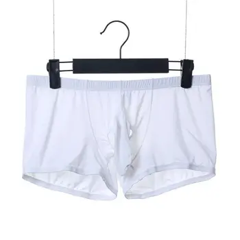Best price Hot Men's ice silk underwear Elephant Nose sexy onvex Cock boxer Shorts gay clothing
Best price Hot Men's ice silk underwear Elephant Nose sexy onvex Cock boxer Shorts gay clothing