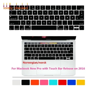 Norwegian norsk Silicone Keyboard Cover Keypad Skin for Macbook New Pro 13" A1706 15" A1707 With Touch Bar Release on 2017
Norwegian norsk Silicone Keyboard Cover Keypad Skin for Macbook New Pro 13" A1706 15" A1707 With Touch Bar Release on 2017